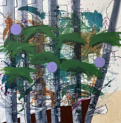 Nature Unframed III - a Paint Artowrk by Wagner Barbara